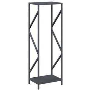 Brennholzregal Anthrazit Stahl 34x25x100cm