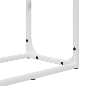 Weißes Kaminholzregal 60x25x100 cm