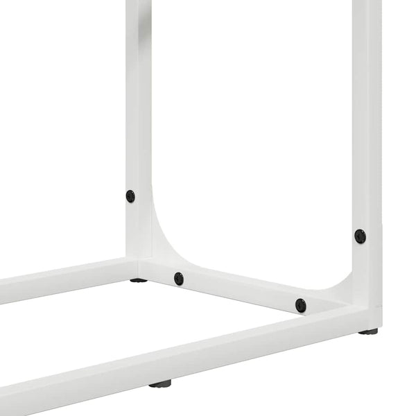 Weißes Kaminholzregal 60x25x100 cm