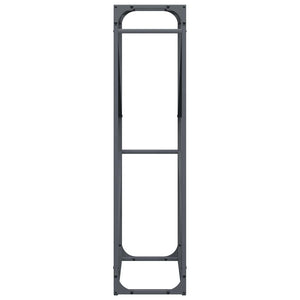 Brennholzregal Anthrazit Stahl 60x25x100cm