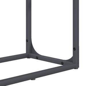 Brennholzregal Anthrazit Stahl 60x25x100cm