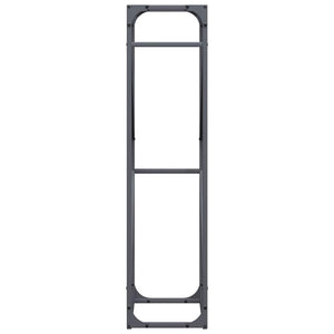 Brennholzregal Anthrazit Stahl 40x25x100cm