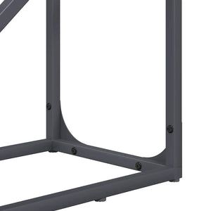 Brennholzregal Anthrazit Stahl 40x25x100cm