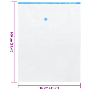 Aufbewahrungstaschen 10er-Set 100x80cm