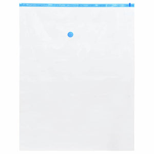 Aufbewahrungstaschen Transparent Blau 50 Stk. 130x100 cm