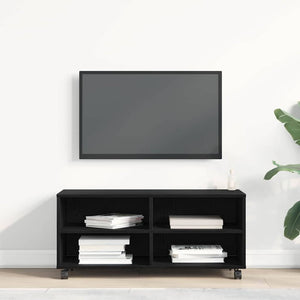 Schwarzer TV-Schrank, 90 cm