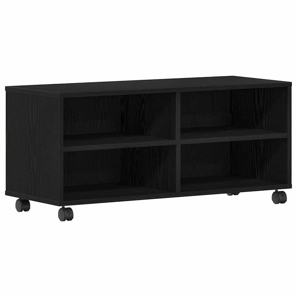 Schwarzer TV-Schrank, 90 cm