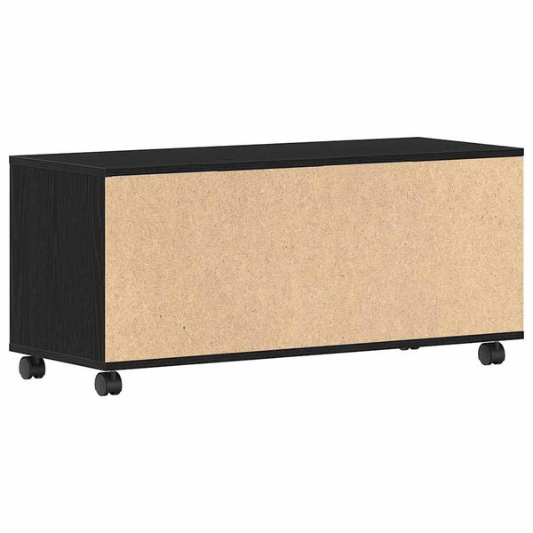 Schwarzer TV-Schrank, 90 cm