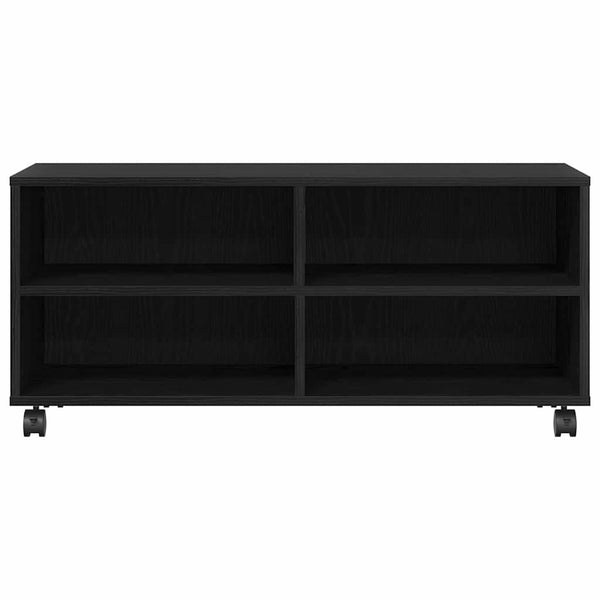 Schwarzer TV-Schrank, 90 cm