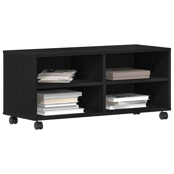 Schwarzer TV-Schrank, 90 cm