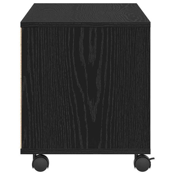 Schwarzer TV-Schrank, 90 cm