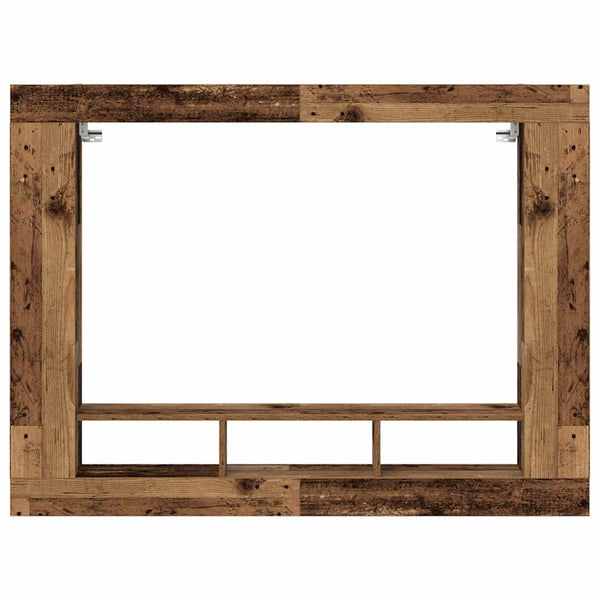 Wandmontierter TV-Schrank Altholz 152cm