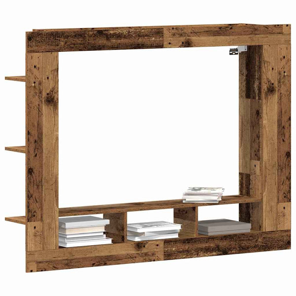 Wandmontierter TV-Schrank Altholz 152cm