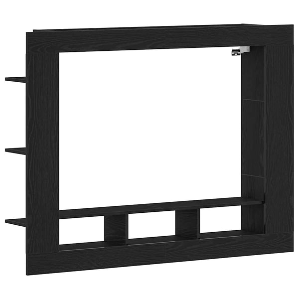 Schwarzer TV-Schrank in Eichen-Optik