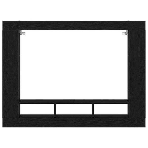 Schwarzer TV-Schrank in Eichen-Optik