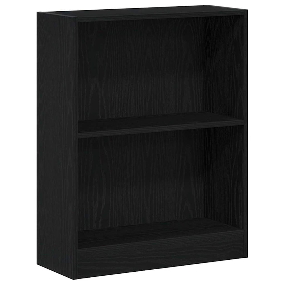 Bücherregal Schwarz Eichen-Optik 60 cm