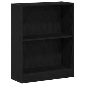 Bücherregal Schwarz Eichen-Optik 60 cm