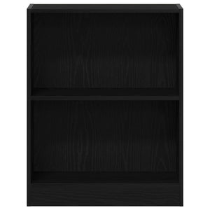 Bücherregal Schwarz Eichen-Optik 60 cm