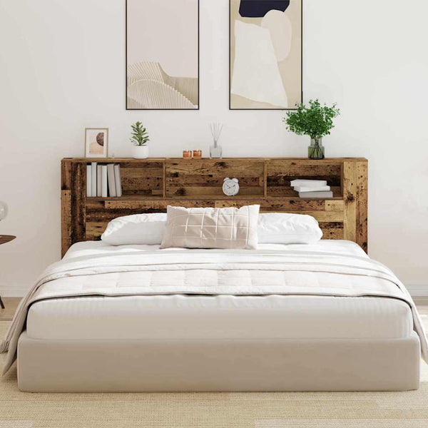 Kopfteil Schrank Altholz 220 cm