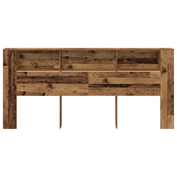 Kopfteil Schrank Altholz 220 cm