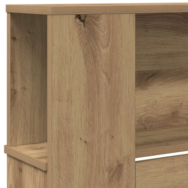 Kopfteil Schrank Artisan-Eiche mit Regal