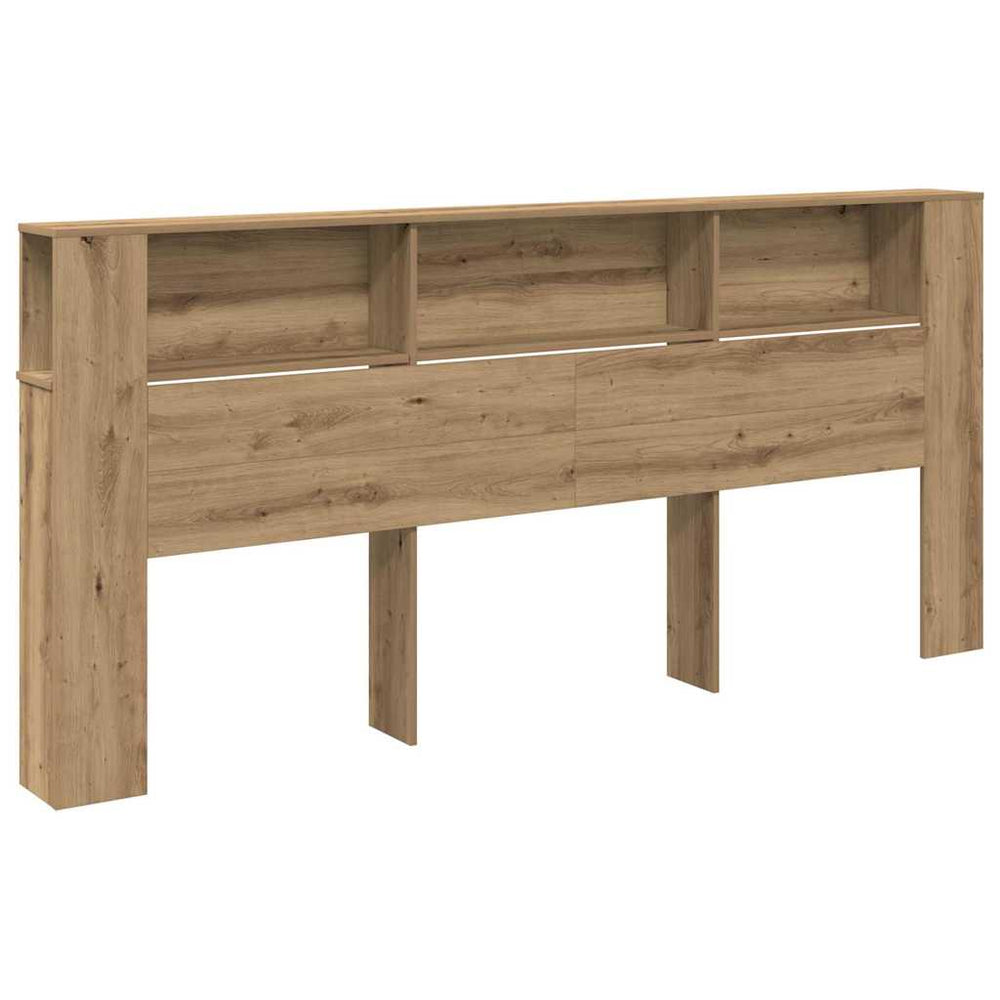 Kopfteil Schrank Artisan-Eiche mit Regal
