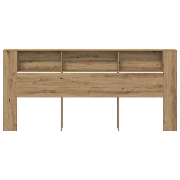 Kopfteil Schrank Artisan-Eiche mit Regal