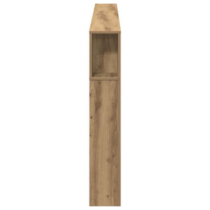 Kopfteil Schrank Artisan-Eiche mit Regal