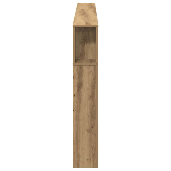 Kopfteil Schrank Artisan-Eiche mit Regal
