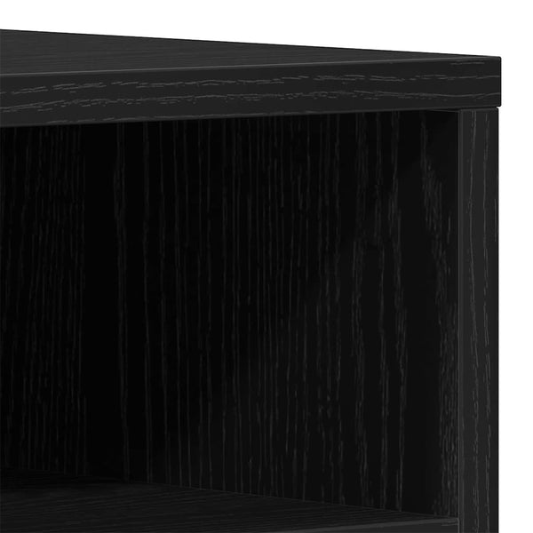 TV-Schrank Schwarz Eichen-Optik 150 cm