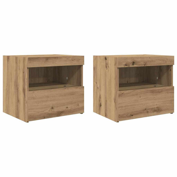Nachttisch 2er Set Artisan Eiche