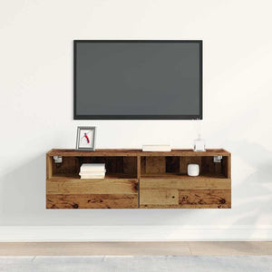 TV-Wandschrank Altholz 100 cm