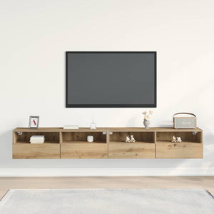 TV-Wandschrank 2er Set Artisan Eiche
