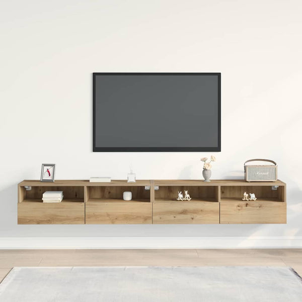 TV-Wandschrank 2er Set Artisan Eiche