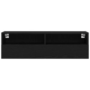 TV-Wandschrank Set, Schwarz Eiche, 100cm