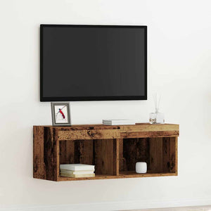 LED TV-Schrank Altholz 80cm