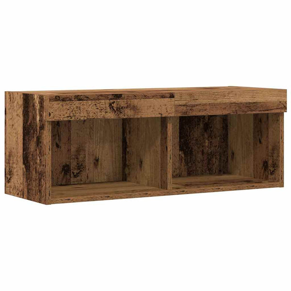 LED TV-Schrank Altholz 80cm