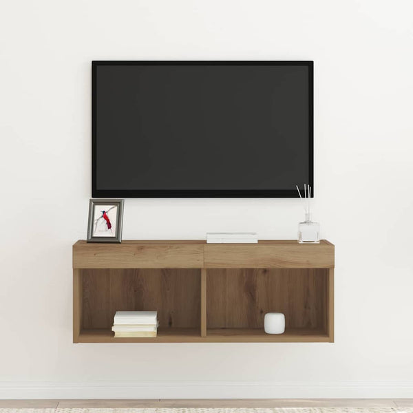 TV-Schrankset Artisan-Eiche 80 cm