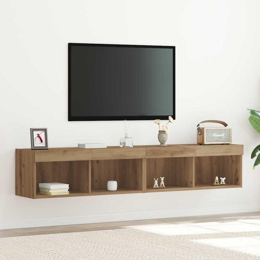 TV-Schrank Set 2-teilig Artisan Eiche