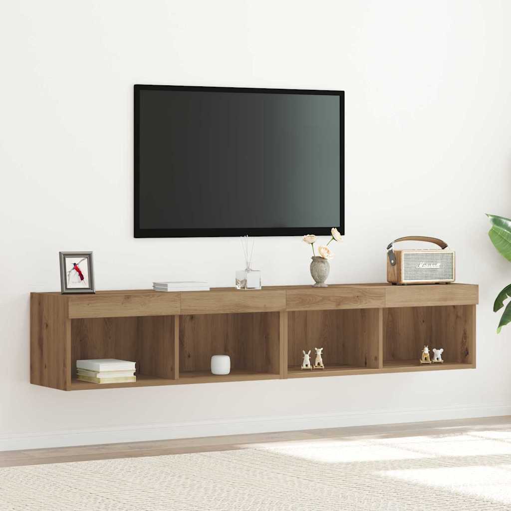 TV-Schrank Set 2-teilig Artisan Eiche