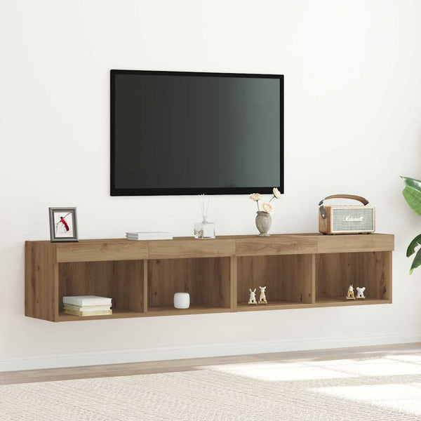 TV-Schrank Set 2-teilig Artisan Eiche