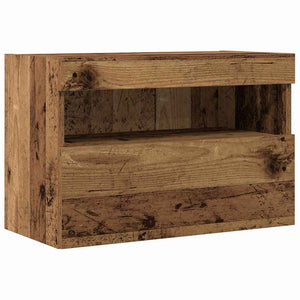 TV-Wandschrank 2er Set Altholz 60 cm