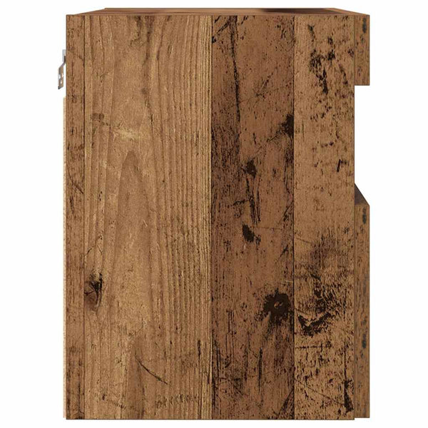 TV-Wandschrank 2er Set Altholz 60 cm