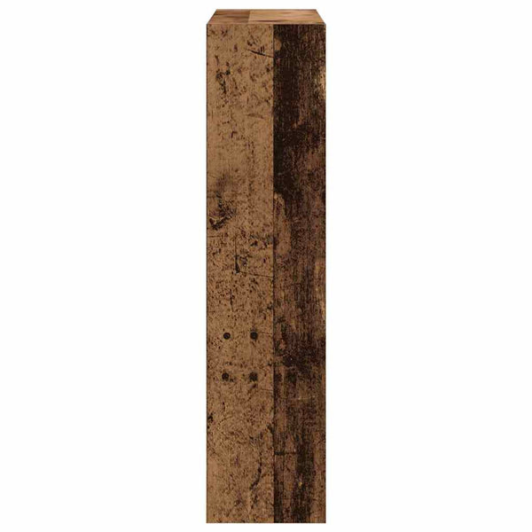 Schuhschrank Altholz mit Regal 80cm