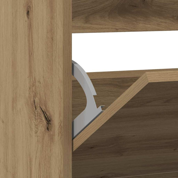 Schuhschrank Geräucherte Eiche 80cm