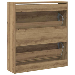 Schuhschrank Geräucherte Eiche 80cm