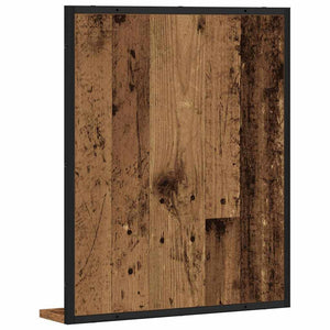 Spiegel Altholz 50x60 cm mit Ablage