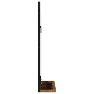 Spiegel Altholz 50x60 cm mit Ablage