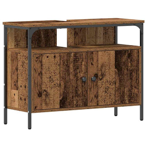Waschbeckenschrank Altholz 80x60 cm