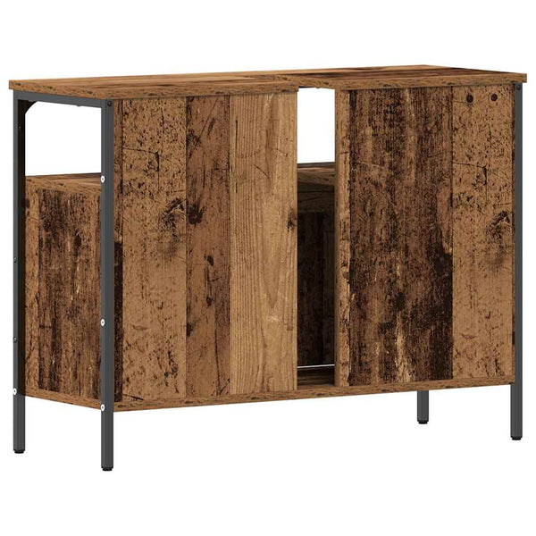 Waschbeckenschrank Altholz 80x60 cm